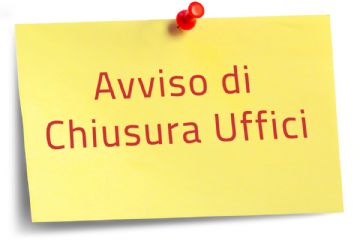 Avviso chiusura uffici consortili 